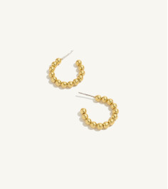 Medium Hoop gold Earrings